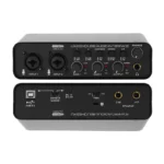Аудио интерфейс — звуковая карта UX22 Audio Interface Sound Card 32-bit/192KHz AD Converter, Electric Guitar Live Recording Professional Studio Singing, Podcast