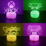 NEON GAMER 3D Лампа Светодиодный Ночник. Игровая Установка RGB Детские Лампы Украшение Комнаты Геймера