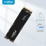 Crucial 5000MB/s SSD NVMe M.2 2280 4TB 2TB 1TB Internal Solid State Hard Disk M2 PCIe 4.0×4 2280 SSD Drive for PS5 Laptop PC