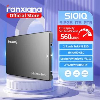 Fanxiang SSD S101Q 2.5 inch SATA SSD 256GB 512GB 1TB 2TB 560MB/s Hard Drive SATA3.0 Internal Solid State Disk For Desktop PC