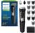Philips Norelco Multigroom 3000 Series, универсальный триммер, триммер для бороды и машинка для стрижки волос, мужской набор из 15 предметов для ухода за головой, бородой, лицом, носом, ушами, не требуется смазка лезвий, мягкий чехол, MG3770/40